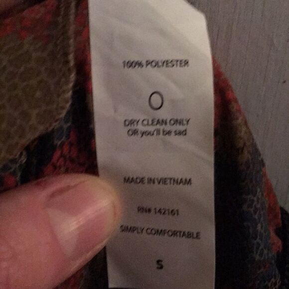 LuLaRoe semi sheer fringe hem S Monroe kimono - Picture 2 of 2